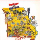 Missouri - Map Postcard (A406)
