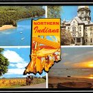 Northern Indiana - Map Postcard (A420)