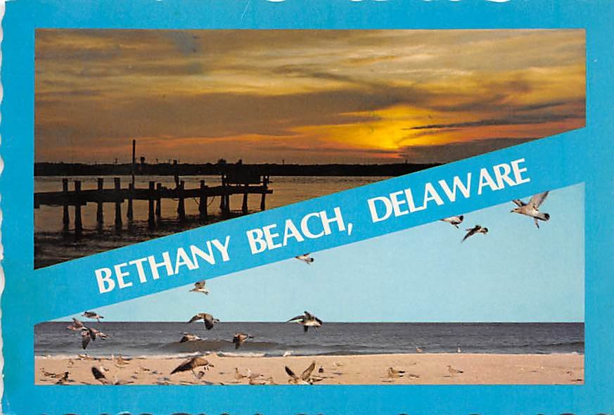 Bethany Beach, Delaware 1901 Postcard (A429)