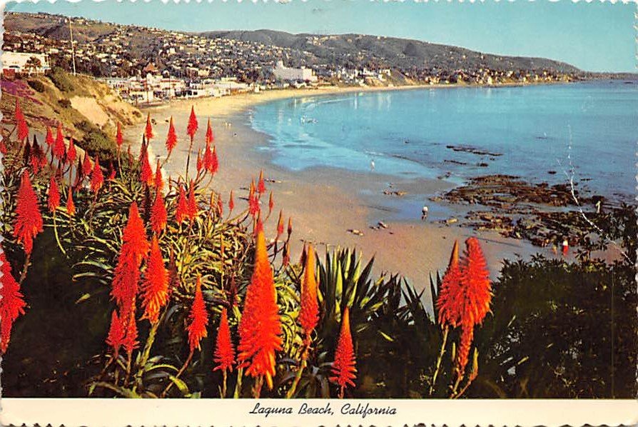 Laguna Beach, California 1973 Postcard (A431)