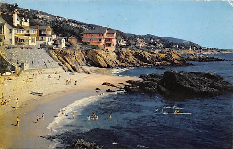 Laguna Beach, California 1972 Postcard (A454)