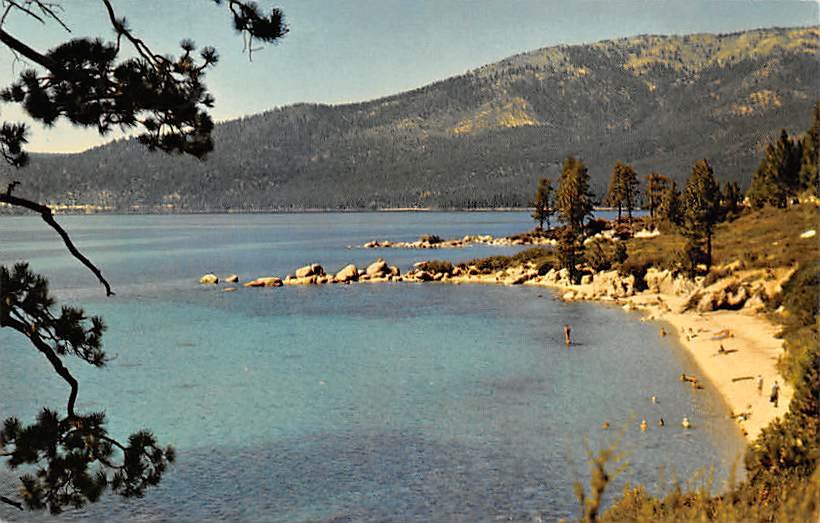Lake Tahoe, Nevada - California Postcard (A467)