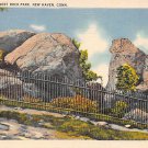 West Rock, Conn, CT Postcard - Judges' Cave - (A601)