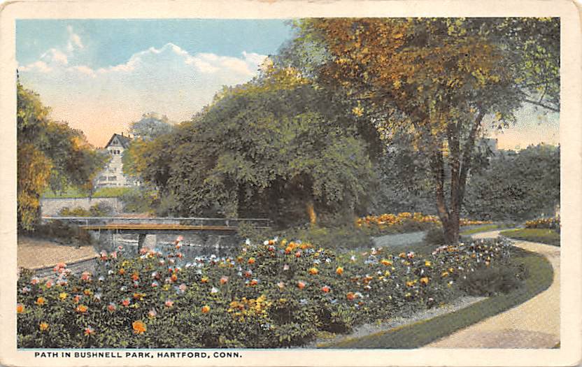 Hartford, Conn, CT Postcard - Bushnell Park (A614)