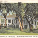 Gulfport, Biloxi Miss, MS Postcard - Jefferson Davis Shrine 1946 (A668)