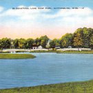 Hattiesburg, Miss, MS Postcard - Lake View Park (A655)