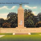 Gettysburg, PA Postcard - Eternal Light Peace Memorial (A705) Penna, Pennsylvania