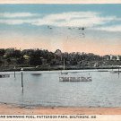 Baltmore, Md Patterson Park Postcard 1917 (B305) Maryland