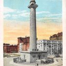 Baltmore, Md Washington Monument Postcard (B307) Maryland