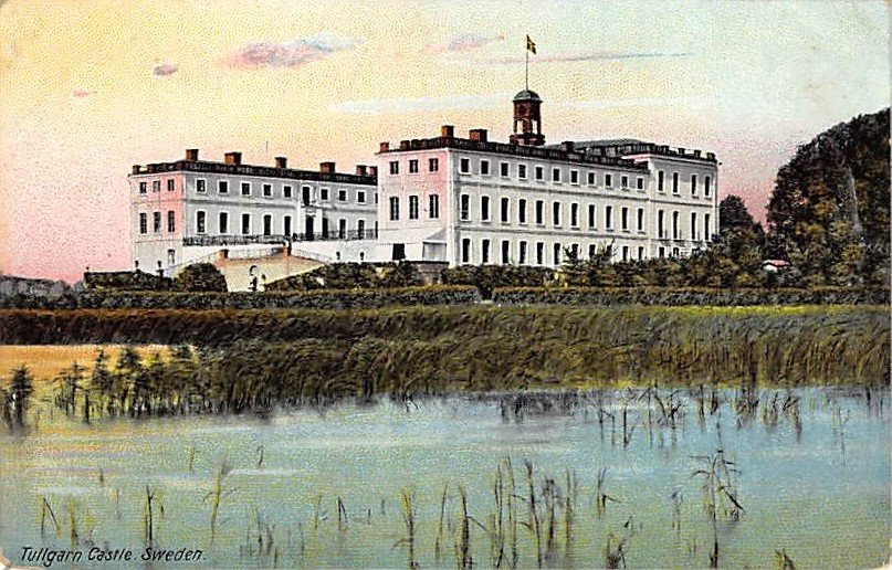 Tullgarn Castle, Sweden, Sverige Postcard (B338-339)