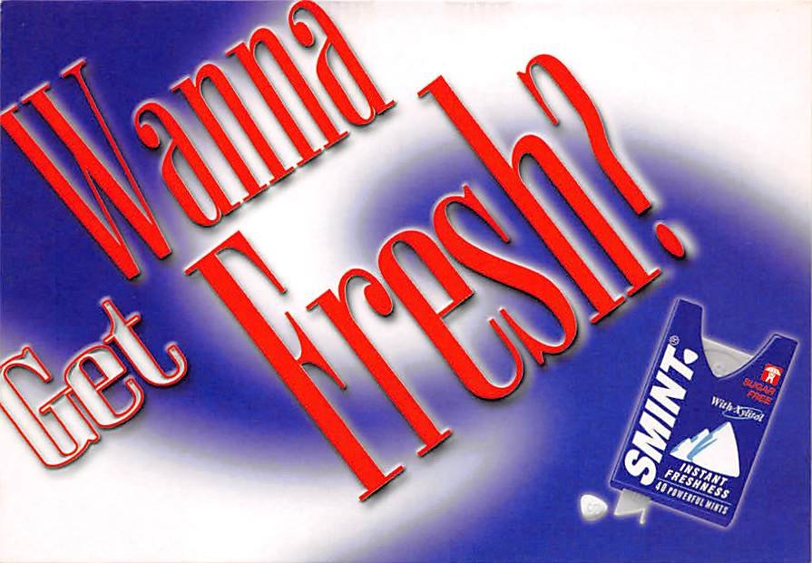 Wanna Get Fresh? - Continental Postcard (B351)