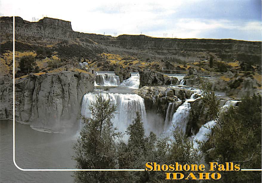 Shoshone Falls, Idaho - Continental Postcard (B365)