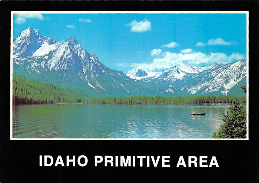 Stanley Lake, Sawtooth Mountains, Idaho - Continental Postcard (B363)