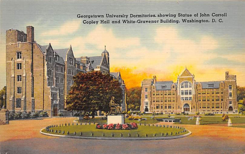 Washington, DC Georgetown University Postcard (B395)