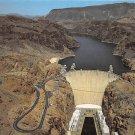 Hoover Dam - Neveda - Arizona Postcard (B478)