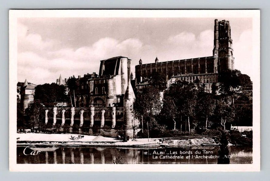 Albi France Cathedrale Postcard (eH11) RPPC