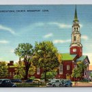 Bridgeport Connecticut United Congregational Church Postcard (eH51)