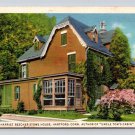 1936 Hartford Connecticut Harriet Beecher Stowe House Postcard (eH53)