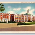 1938 Stamford Connecticut High School Vintage Postcard (eH59)