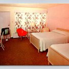 Manchester New Hampshire Queen City Motel Mid Century Modern Postcard (eH67)