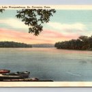 1954 Coventry Connecticut North Cove Lake Wangumbaug Postcard (eH85)