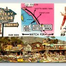 Laguna Beach Pottery Shack Multi View California Postcard (eH89)