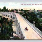 Pasadena California Arroyo Seco Bridge Postcard  (eH164)