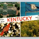 Kentucky Greetings White Banner Postcard 1975  (eH176)