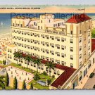 Miami Beach Strath Haven Motel Aerial View Postcard 1946 (eH204)