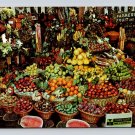 Los Angeles Produce at Farmer's Market Postcard (eH214)