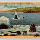 San Francisco Giant Breakers Mile Rock Lighthouse Postcard (eH236)