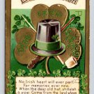 St. Patricks Erin Go Braugh, Shamrocks Postcard  (eH252)