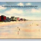 Old Orchard Beach Maine - Bathing Beach Looking East From Pier Postcard (eH292)