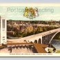 Niagra Falls Canada Rainbow Bridge Carillon Tower Postcard  (eH316)