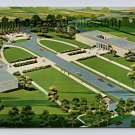 Abilene Kansas Eisenhower Center Aerial View Postcard 1969  (eH334)