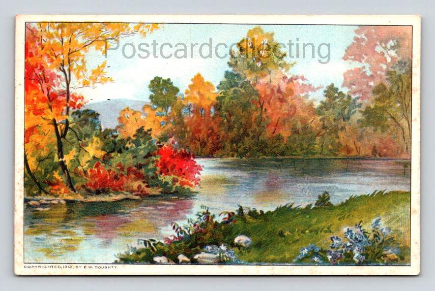 Rally Day In Our School 1912 Belfast Maine Postcard (eH354)