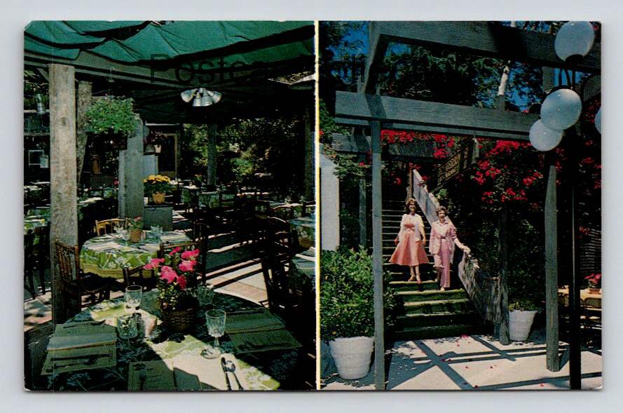 Laguna Beach California Tivoli Terrace Postcard (eH395)