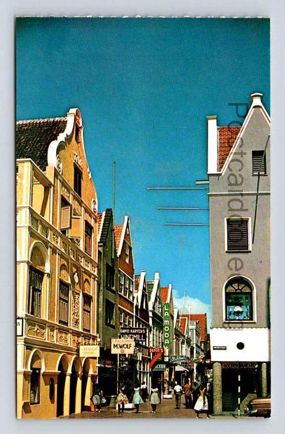 Curacao N.A. Heerenstraat Postcard (eH405)