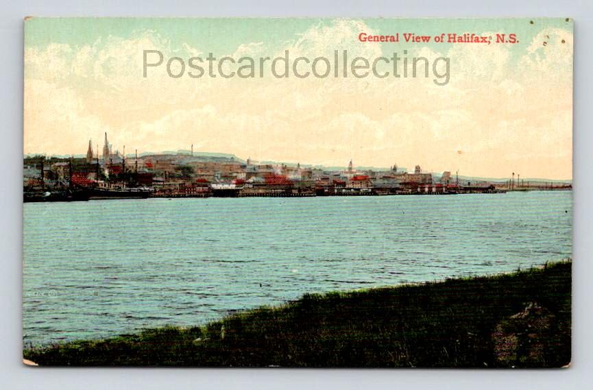 Halifax Nova Scotia Canada General View Souvenir Postcard (eH417)