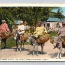 Jamaica Greeting Home From Market Postcard (eH435)