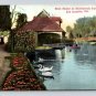 Los Angeles California Hollenbeck Park Boat House Postcard (eH449)