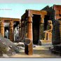 Luxor Egypt Statues de Ramesseums Postcard (eH465)