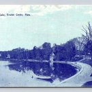 Newton Centre Massachusetts Crystal Lake Postcard (eH537)