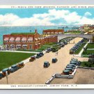 Asbury Park New Jersey Pavilion and Ocean 1929 Vintage Postcard (eH607)