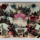 RPPC Souvenir de Paris Vintage 1906 Postcard (eH617)
