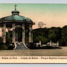 1912 Brazil Estado do Para, Cidade de Belem, Parque Baptista Campos Postcard (eH645)