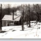 RPPC Montgomery Vermont Maple Sugar Orchard Vintage Postcard (eH661)