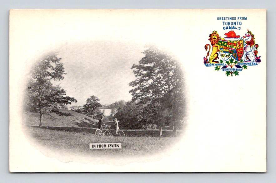 Greetings From Toronto In High Park Souvenir Vintage Postcard  (eH687)