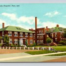 Duke Hospital Peru Indiana Vintage 1946 Postcard  (eH695)