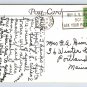 U.S. Post Office Aurora Indiana Vintage 1946 Postcard  (eH699)